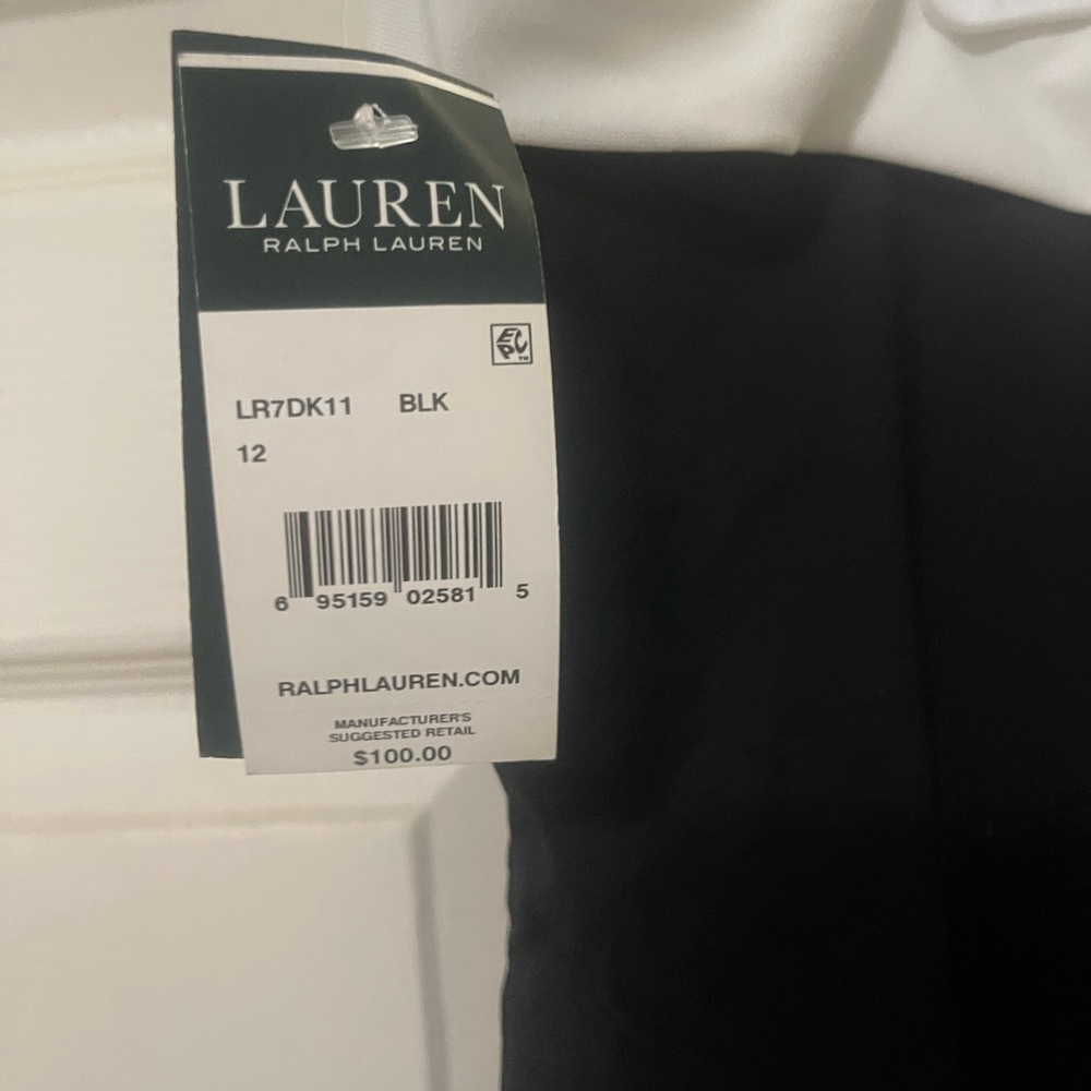 Ralph Lauren swimsuit Black and White size 12